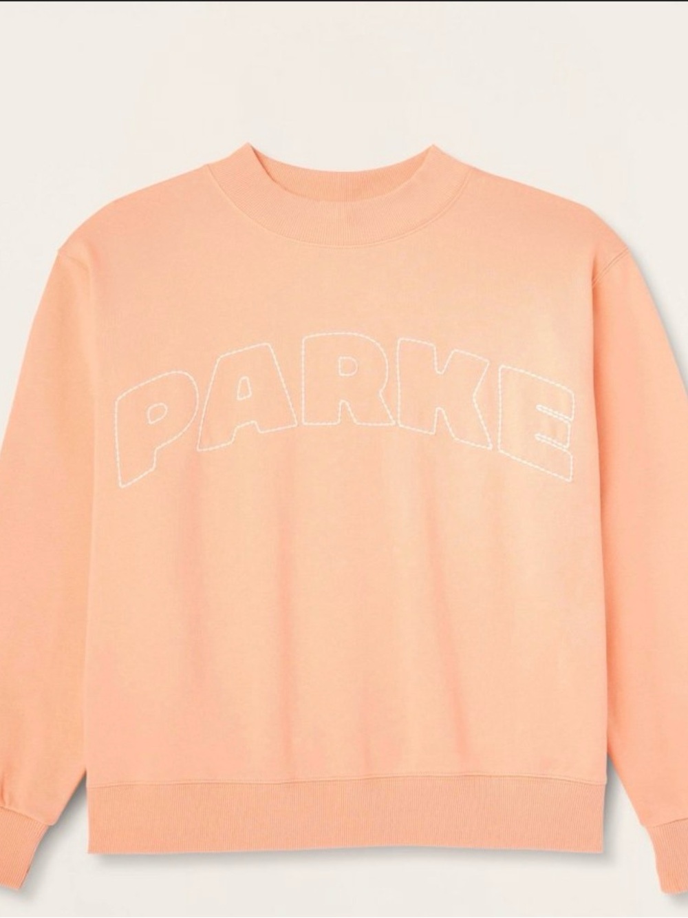 PARKE x TARGET mockneck peach/orange